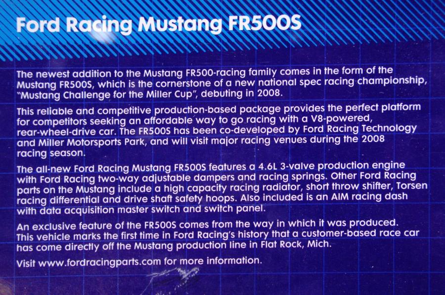  Ford Mustang Racing FR500S 2007 года  (фото 8 из 34)